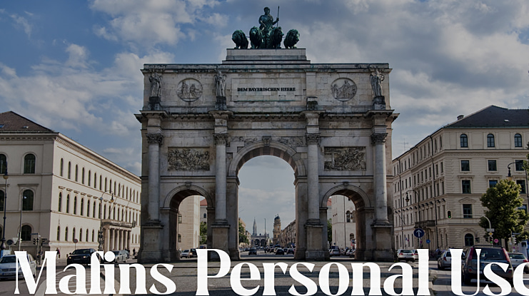 Mafins Personal Use Font