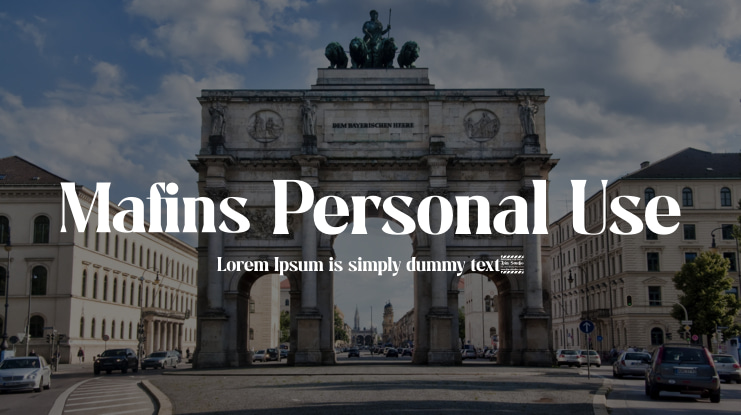 Mafins Personal Use Font