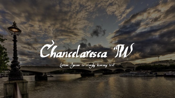 Chancelaresca PW Font