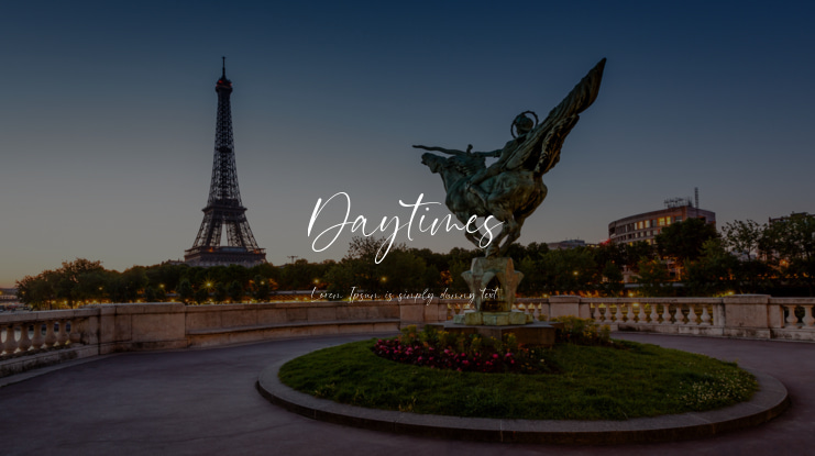 Daytimes Font