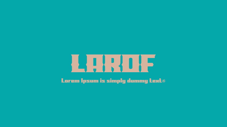LAROF Font Family