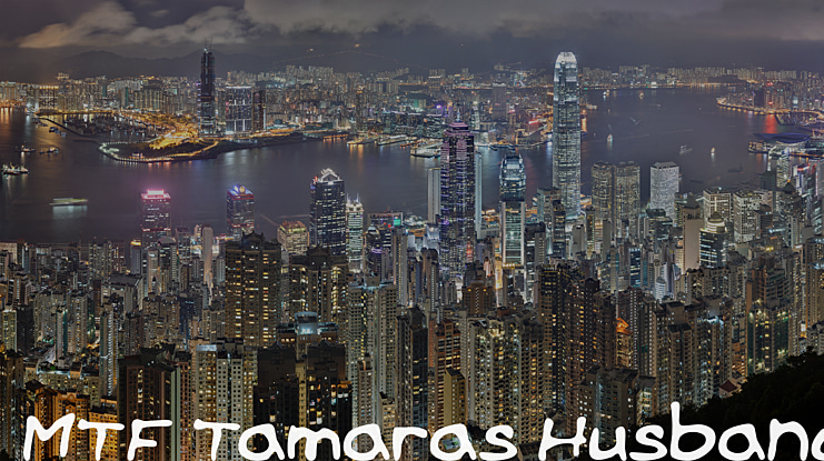 MTF Tamaras Husband Font