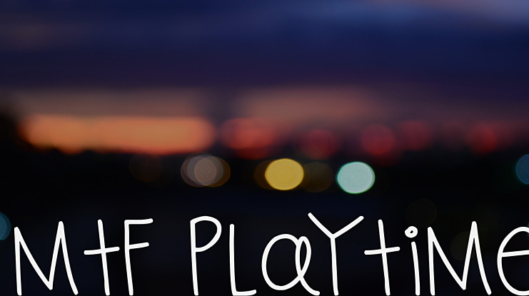 MTF Playtime Font