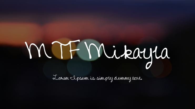 MTF Mikayla Font