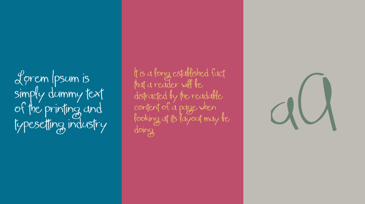 Scrappy looking demo Font