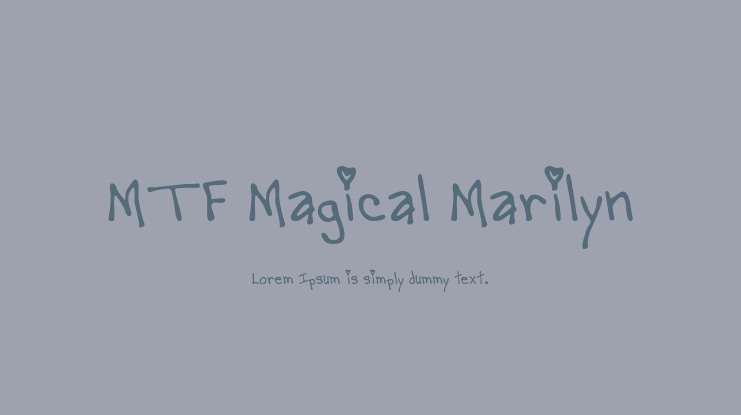 MTF Magical Marilyn Font