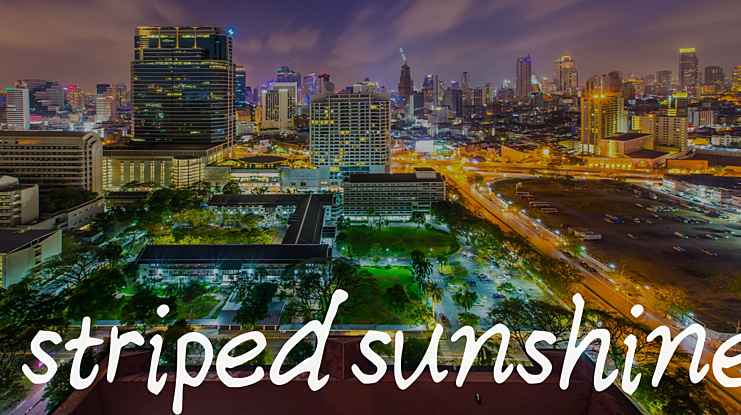 stripedsunshine Font
