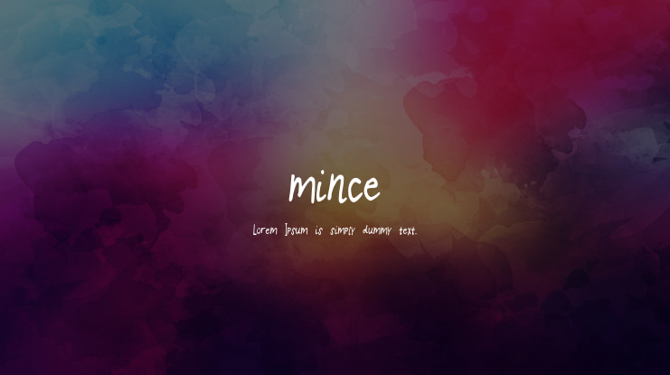mince Font