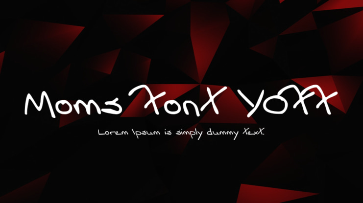Moms Font YOFF