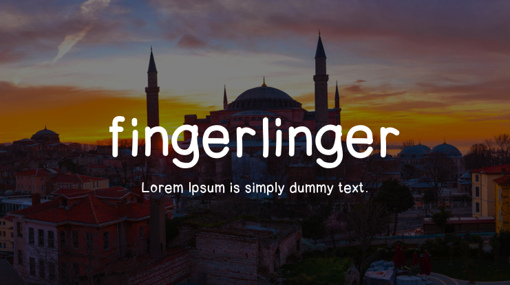 fingerlinger Font
