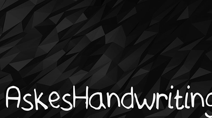 AskesHandwriting Font
