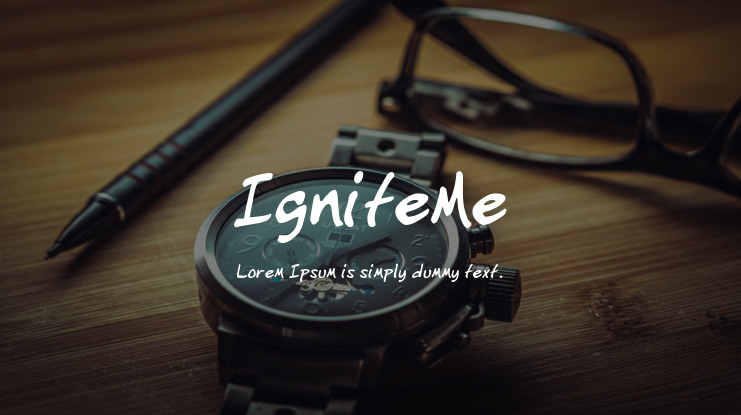IgniteMe Font
