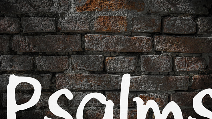 Psalms Font