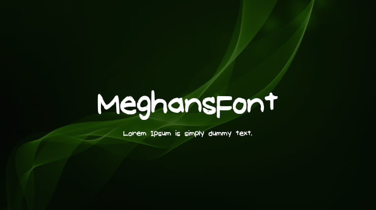 MeghansFont Font