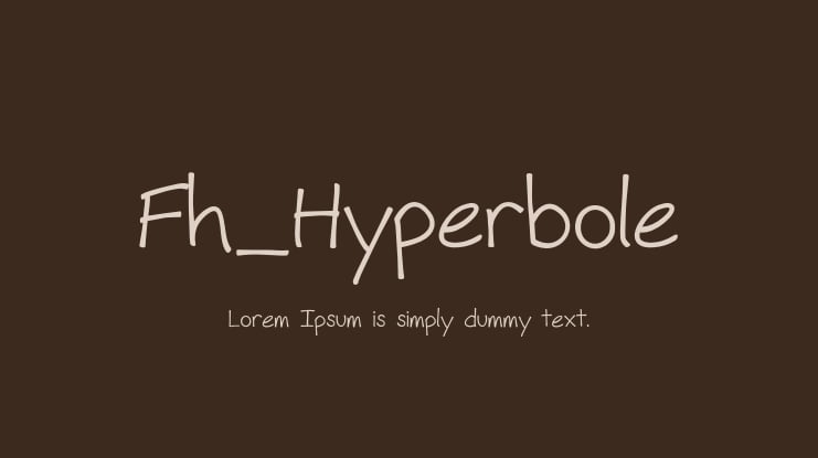 Fh_Hyperbole Font Family