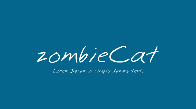 zombieCat Font