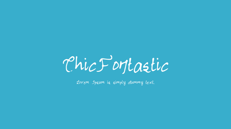 ChicFontastic Font