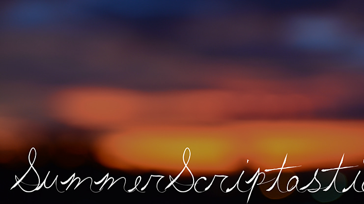 SummerScriptastic Font