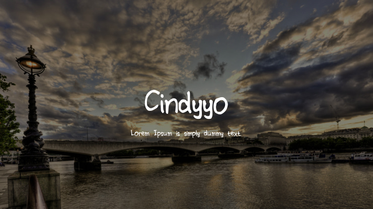 Cindyyo Font