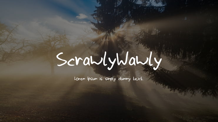 ScrawlyWawly Font