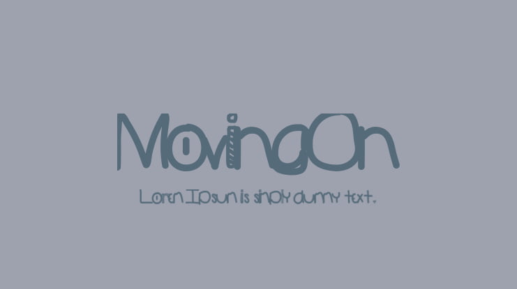 MovingOn Font
