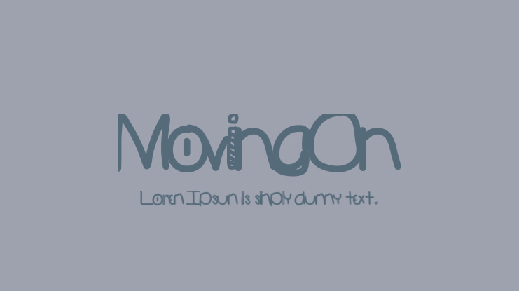 MovingOn Font