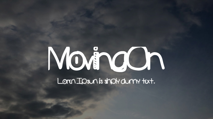 MovingOn Font