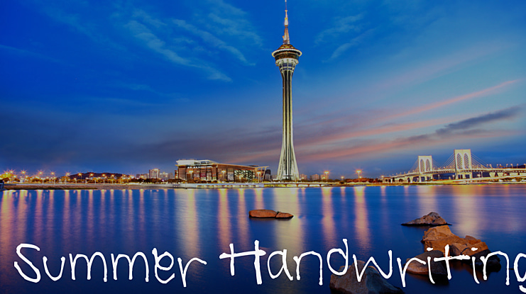 Summer Handwriting Font