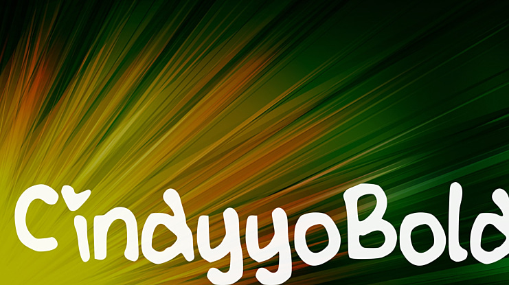 CindyyoBold Font