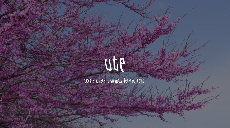 Ute Font