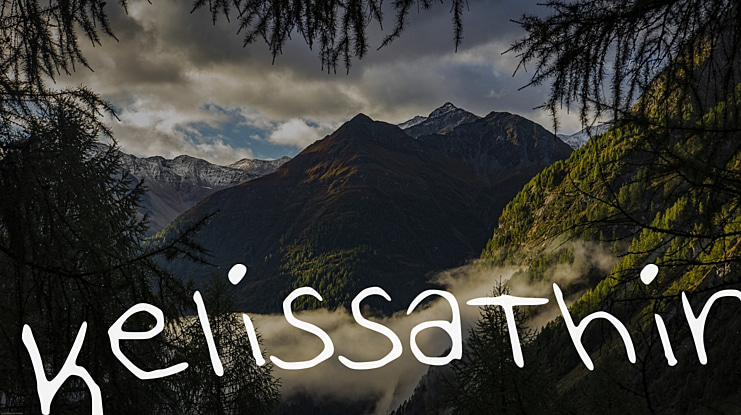 KelissaThin Font