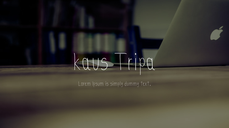 kaus Tripa Font