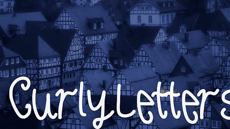 CurlyLetters Font