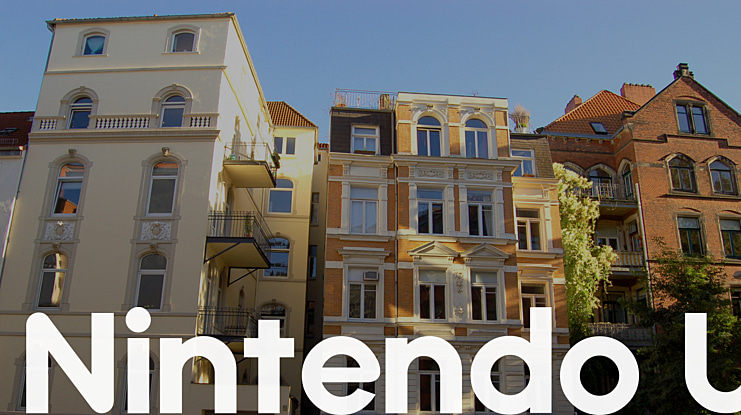 Nintendo U Font