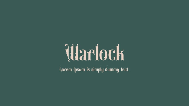 Warlock Font