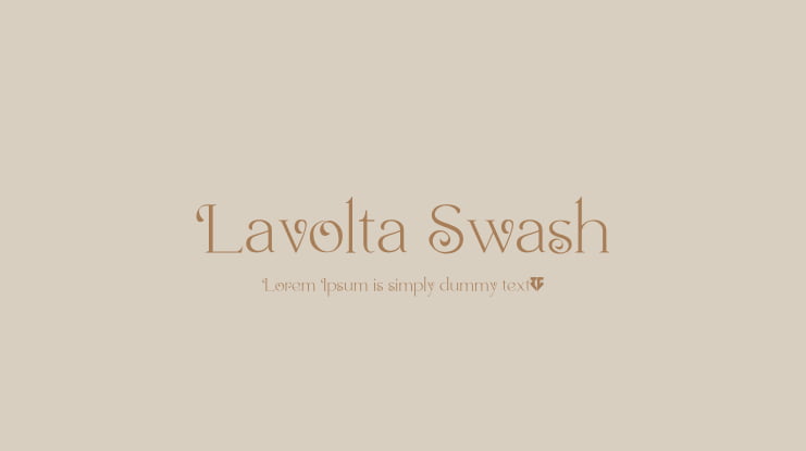 Lavolta Swash Font Family