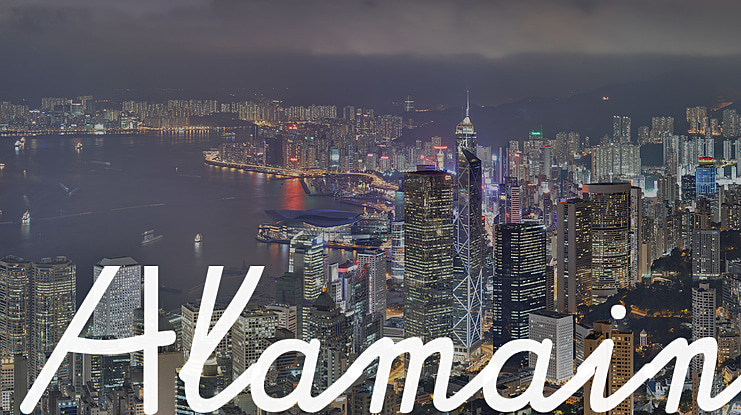 Alamain Font