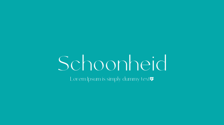 Schoonheid Font Family