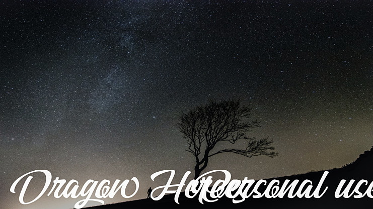 Dragon Heroes - Personal use Font