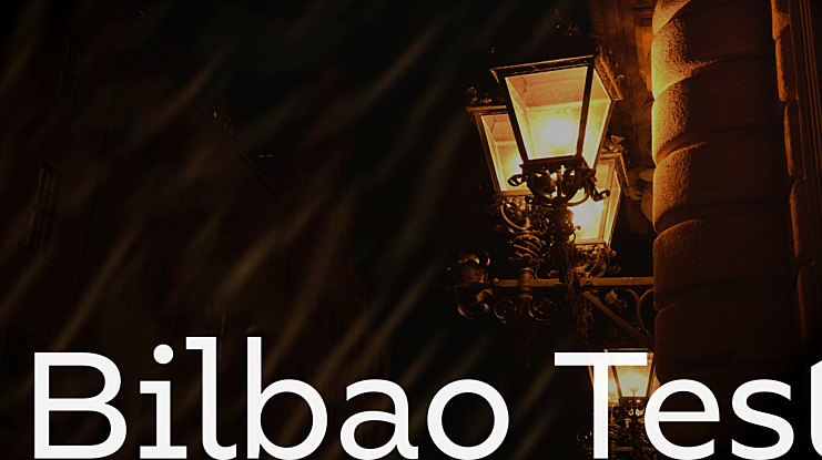 Bilbao Test Font Family