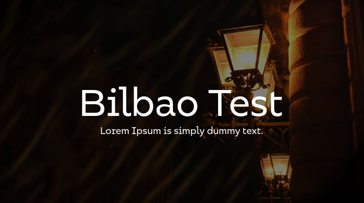 Bilbao Test Font Family