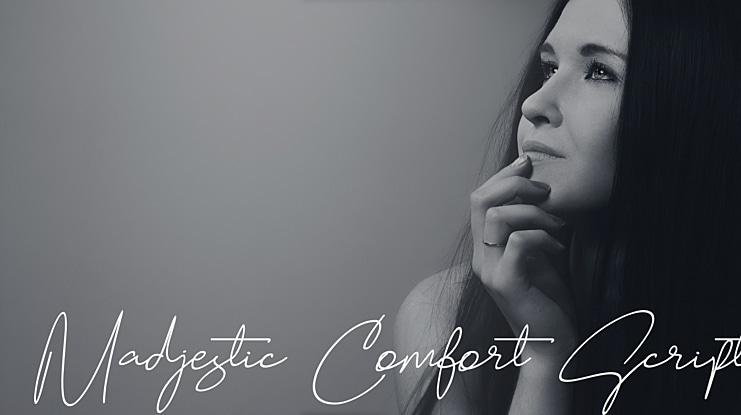 Madjestic Comfort Script Font