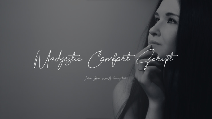 Madjestic Comfort Script Font