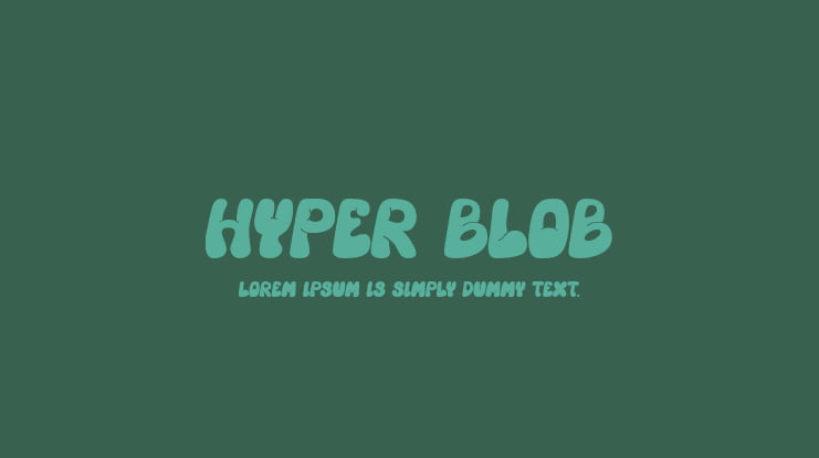 Hyper Blob Font Family