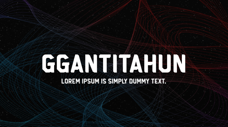 gGantiTahun Font