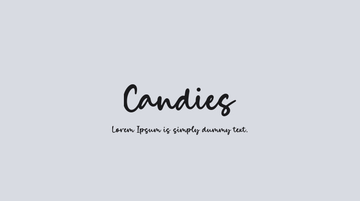 Candies Font