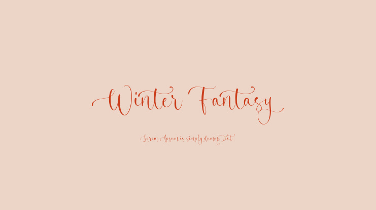 Winter Fantasy Font