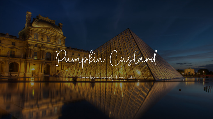 Pumpkin Custard Font