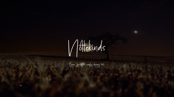 Nottekinds Font