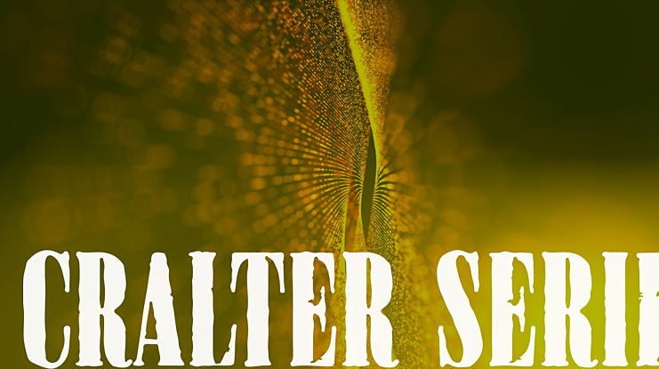 Cralter Serif Font